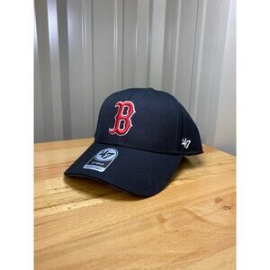 47 MVP Brand Boston Red Socks Black/Red Baseball Cap New!